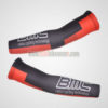 2012 Team BMC Riding Arm Warmers Sleeves Black Red