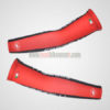 2012 Team Castelli Cycling Arm Warmers Sleeves Red Black