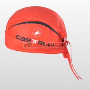 2012 Team Castelli Pro Cycling Bandana Head Scarf Red