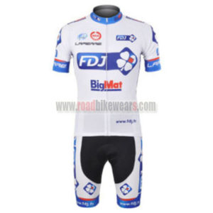 2012 Team FDJ Cycling Kit White
