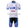 2012 Team FDJ Cycling Kit White Blue