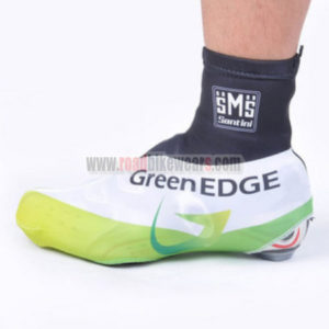 2012 Team GreenEDGE Cycling Shoes Covers White Black Green