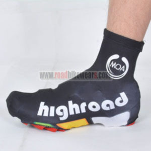 2012 Team HTC highroad Cycling Shoes Covers Black