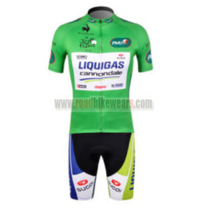 2012 Team LIQUIGAS Cannondale Cycling Kit Green
