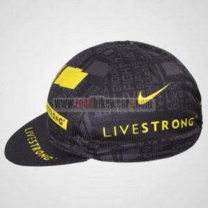 2012 Team LIVESTRONG Cycling Cap Hat Black Yellow