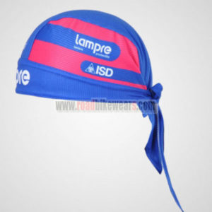 2012 Team Lampre ISD Cycling Bandana Head Scarf Blue Pink