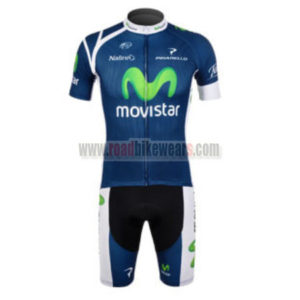 2012 Team Movistar Cycling Kit Blue Green