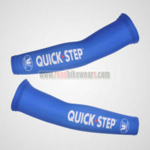 2012 Team QUICK STEP Cycling Arm Warmers Sleeves Blue
