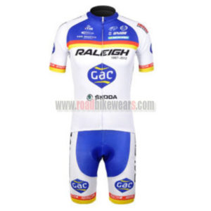 2012 Team RALEIGH Cycling Kit Blue White