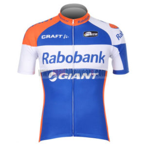 2012 Team Rabobank Cycling Jersey Shirt ropa de ciclismo Blue