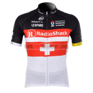2012 Team RadioShack Cycling Jersey Shirt maillot cycliste Cross