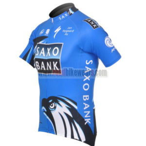 2012 Team SAXO BANK Cycle Jersey Shirt ropa de ciclismo Blue