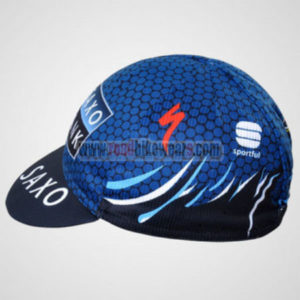 2012 Team SAXO BANK Cycling Cap Hat Blue