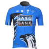 2012 Team SAXO BANK Cycling Jersey Shirt maillot cycliste Blue