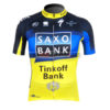 2012 Team SAXO BANK Cycling Jersey Shirt ropa de ciclismo Yellow Blue