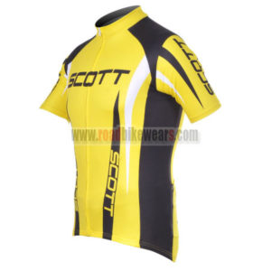 2012 Team SCOTT Cycle Jersey Shirt ropa de ciclismo Yellow