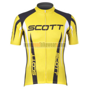 2012 Team SCOTT Cycling Jersey Shirt ropa de ciclismo Yellow