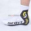 2012 Team SCOTT Cycling Shoes Covers White Black Yellow
