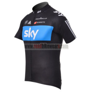 2012 Team SKY Cycle Jersey Shirt maillot cycliste Black White