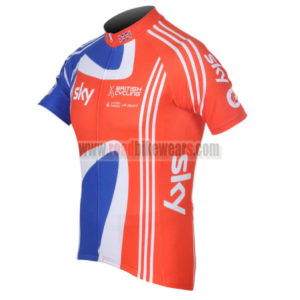 2012 Team SKY Cycle Jersey Shirt ropa de ciclismo Red Blue