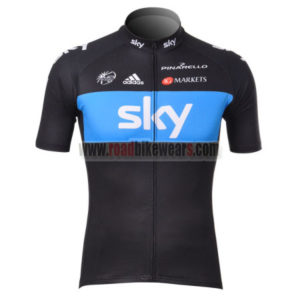 2012 Team SKY Cycling Jersey Shirt maillot cycliste Black White