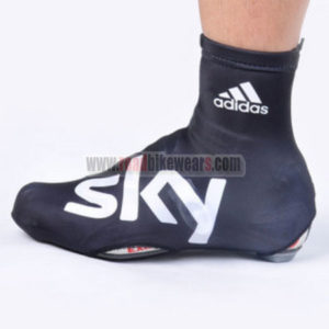 2012 Team SKY Cycling Shoes Covers Black White