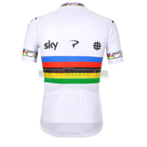 2012 Team SKY UCI Biking Jersey Shirt maillot cycliste White