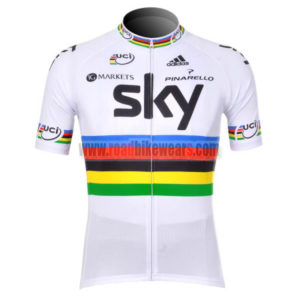 2012 Team SKY UCI Cycle Jersey Shirt ropa de ciclismo White