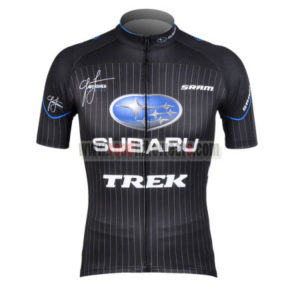 2012 Team SUBARU Cycling Jersey Shirt ropa de ciclismo Black