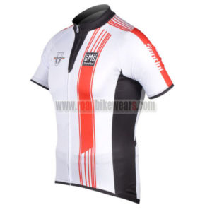 2012 Team Santini Cycle Jersey Shirt ropa de ciclismo White Red