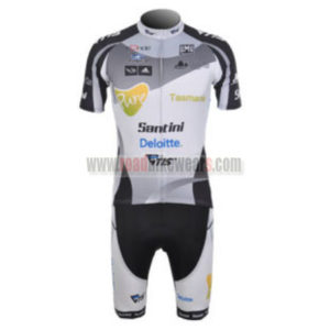 2012 Team Santini Cycling Kit Grey