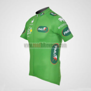 2012 Team Tour de france Cycle Green Jersey Shirt ropa de ciclismo