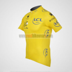 2012 Team Tour de france Cycle Yellow Jersey Shirt maillot cycliste