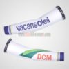 2012 Team Vacansoleil DCM Cycling Arm Warmers Sleeves White
