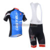 2013 Team CASTELLI Cycling Bib Kit Blue and Black