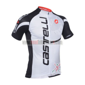 2013 Team CASTELLI Cycling Jersey Black Letter