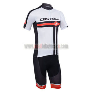 2013 Team CASTELLI Pro Cycling Kit White