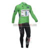 2013 Team Cannondale Pro Cycling Long Sleeve Green Jersey Kit