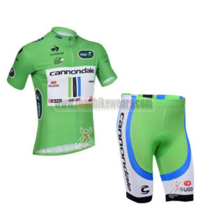 2013 Team Cannondale Pro Cycling Shorts Kit Green