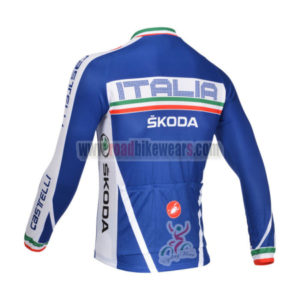 2013 Team Castelli ITALIA Pro Bike Long Sleeve Jersey