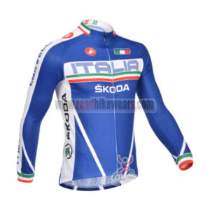 2013 Team Castelli ITALIA Pro Cycling Long Sleeve Jersey