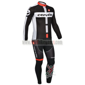 2013 Team Cervelo Cycling Long Kit Black