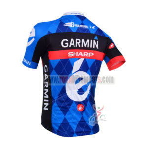 2013 Team GARMIN SHARP Riding Jersey Blue