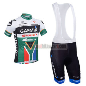 2013 Team GARMIN SHARP South African Champion Cycle Bib Kit