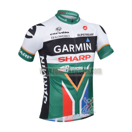 2013 Team GARMIN South African Champion Cycle Wear Jersey Top Shirt Maillot Cycliste | Road Bike Wear