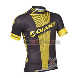 2013 Team GIANT Pro Cycling Jersey Black Yellow
