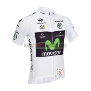 2013 Team Movistar Pro Cycling White Jersey