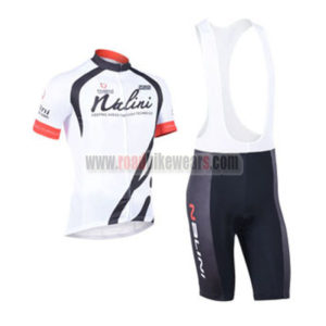 2013 Team NALINI Cycling Bib Kit White