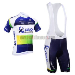 2013 Team ORICA GreenEDGE Cycling Bib Kit Blue