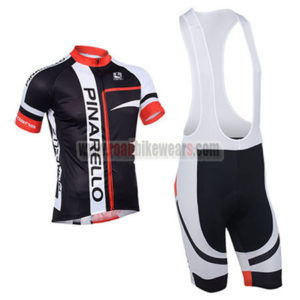 2013 Team Pinarello Cycling Bib Kit Black Red